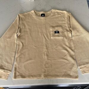 Vans Tan Waffle Knit Long Sleeve Shirt